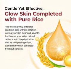 Dr. Melaxin Peel Shot Set Viral TikTok Rice Exfoliating Ampoule White + Black