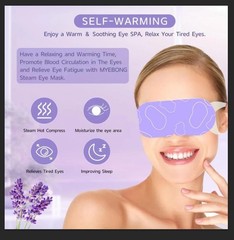 20 Packs Steam Eye Masks for Dry Eyes, Warm Compress Eye Mask, Self Heating Eye