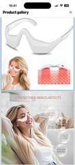 Eye Massager Precision Light Therapy Device for Eye Area, White