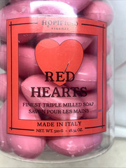 HOPIFICIO Firenze Finest Triple Milled Soap: -Red Hearts Made in Italy