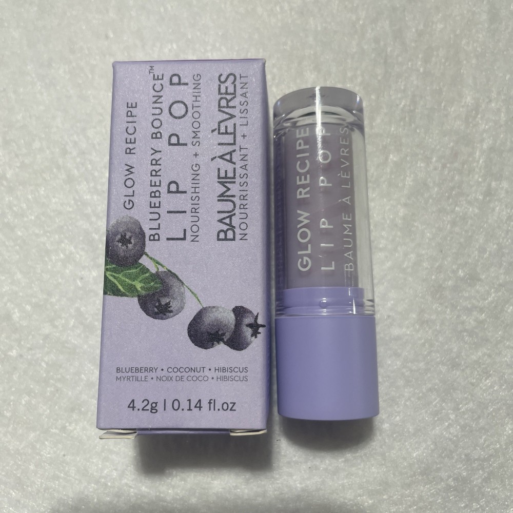 Glow Recipe BLUEBERRY BOUNCE LIP POP Rare 4.2g/.14oz New