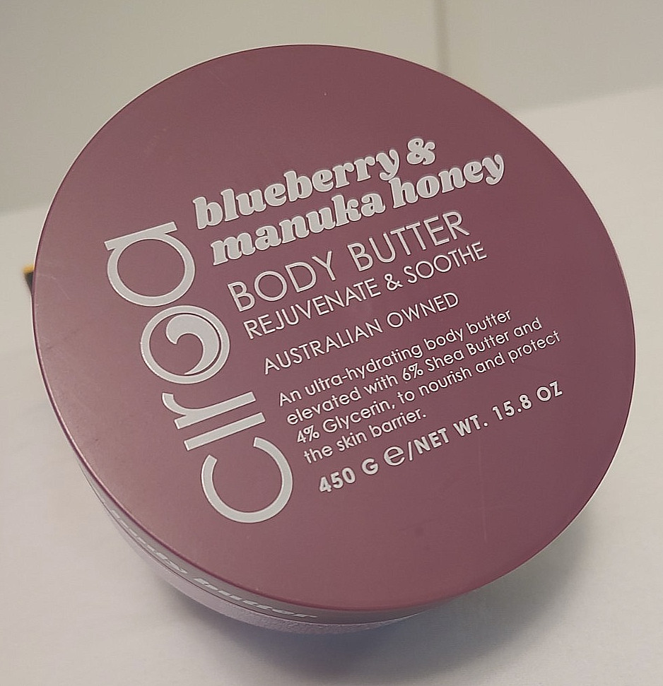 Ciroa Blueberry & Manuka Honey Rejuvenate & Soothe Body Butter 15.8 oz