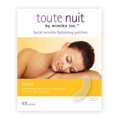 Toute Nuit Wrinkle Patches – Curve – Face Tape for 48 Count (Pack of 1)