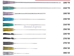 50Pcs Flexible Micro Cannula 18g/22g/23g/25g/27g/30g 38/50/70/100mm Blunt Filler