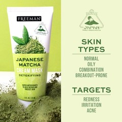 Freeman Exotic Blends Detoxifying Japanese Matcha 6 Fl Oz (Pack of 1), Clear