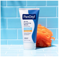 PanOxyl 10% Benzoyl Peroxide Acne Foaming Wash 5.5 oz Face Body Cleanser