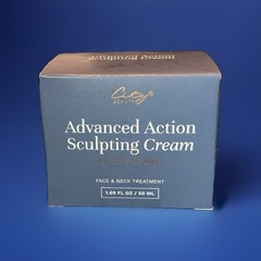 City Beauty Advanced Action Sculpting Cream. Firms Face & Neck 1.69 fl oz.