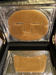 SANTIS SWITZERLAND 24K Deep Tissue Mask Set Luxury Case NEW Gold Facial & Neck