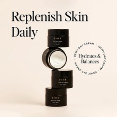 DIME Beauty Dewy Day Cream, Morning Face Moisturizer+Rosehip Oil+Snow Mush-1.7oz
