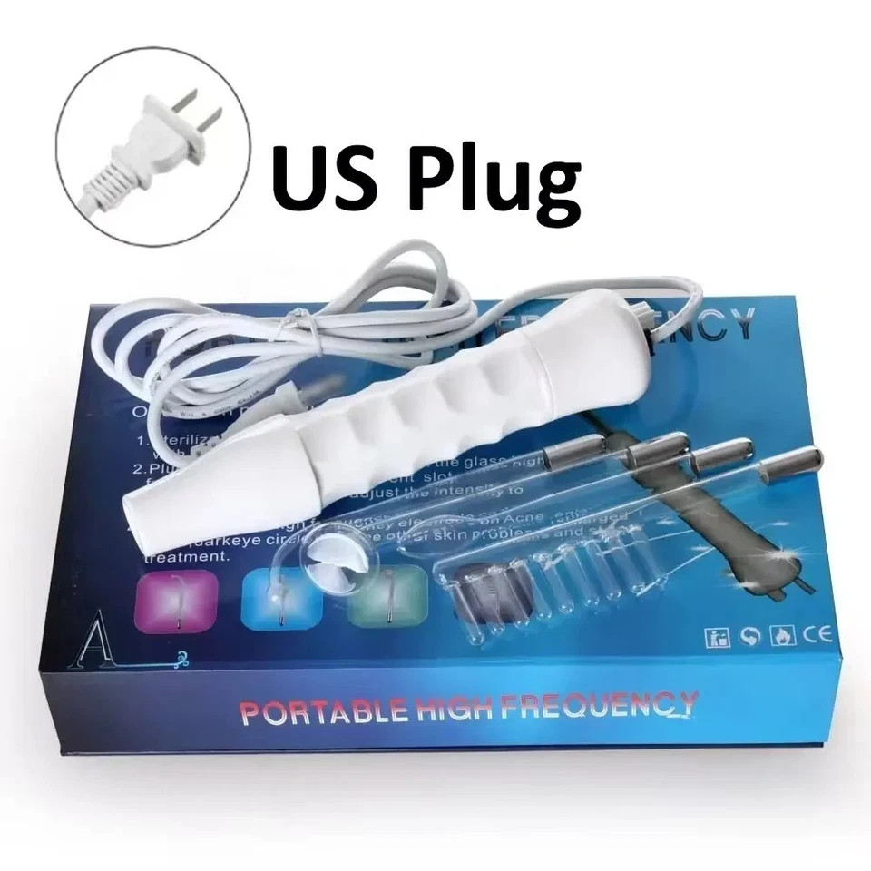 Professional Facial Skin Care Wand Machine Anti-aging Acne Hair Treatment Set US