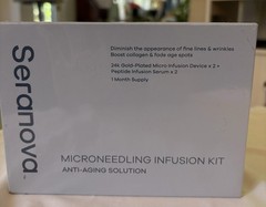 Seranova Microneedling Infusion Kit, NIB, Sealed In Cellophane 1 Month Supply
