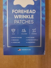 SILKDERMIS Forehead Wrinkle Patches 12 Count – Aloe, Collagen, Vitamin E, Repair