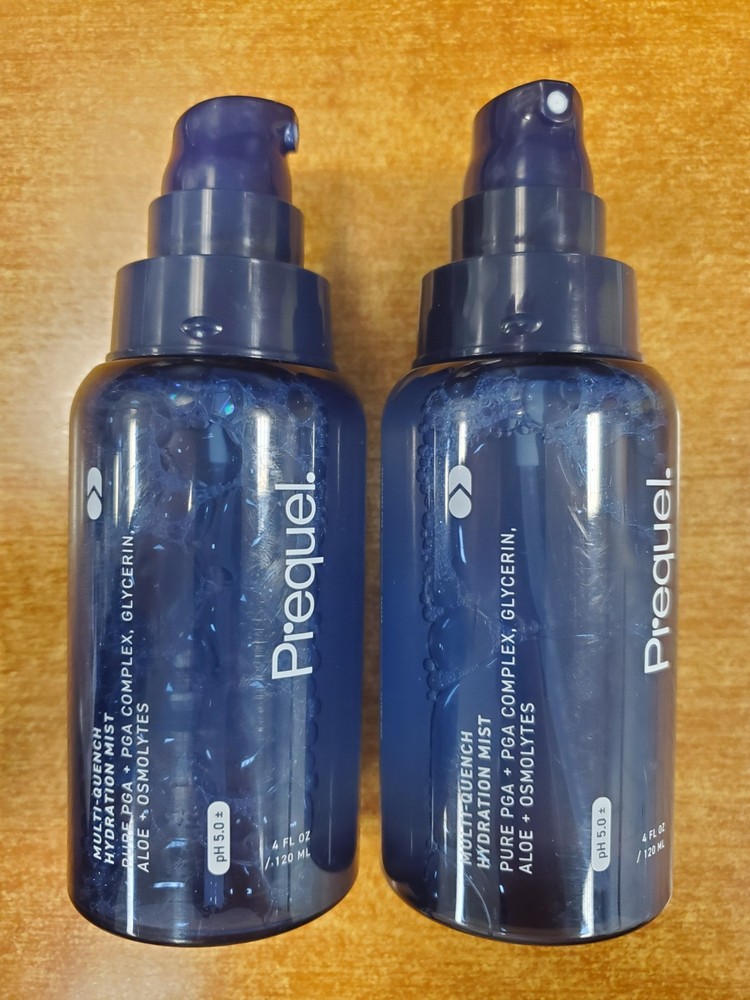 2 Pack: Prequel Multi-Quench Hydration Face Mist 4 oz. ea. NO LIDS (0371) E2C