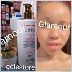 2pc. Carrot magic Exclusive face & body milk. Spf 60. Lotion & face cream combo