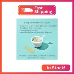 LEADERS 3X Boosting Modeling Mask | 3-Step Korean Skincare with Tea Tree Set of