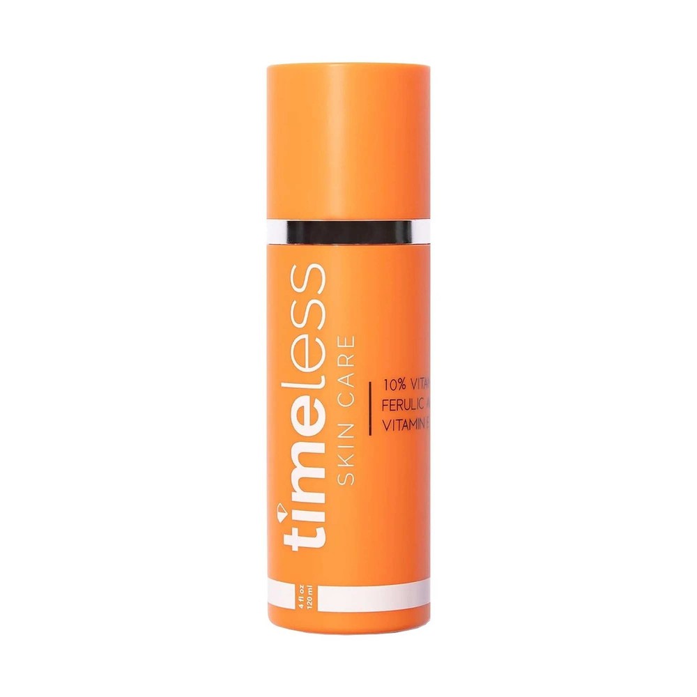 Timeless Skin Care 10% Vitamin C Serum Vitamin E Ferulic Acid 4oz 120ml