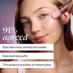 TULA Skin Care Pink Spresso Energizing Eye Balm + Protect + Glow Daily Sunscreen