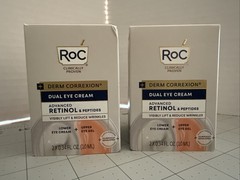 RoC Derm Correxion Dual Eye Cream 2x 0.34, Total 0.68 fl oz Lot Of 2