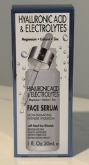 Spa Cosmetics Hyaluronic Acid & Electrolytes Face Serum Dead Sea Minerals 30ml