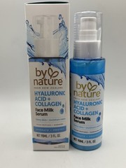 by Nature from New Zealand Hyaluronic Acid+Collagen Face Milk Serum 3 FL.oz.