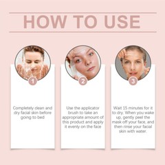 Collagen Night Wrapping Mask Overnight Peel Off For Natural Glowing Skin Care