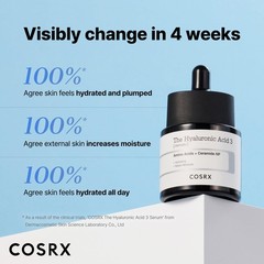 COSRX Pure Sodium Hyaluronic Acid 3% Serum, 0.67 Fl Oz (Pack of 1), White