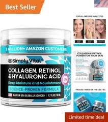 Nourishing Anti-Aging Face Cream with Retinol and Hyaluronic Acid – 1.7 fl. oz.