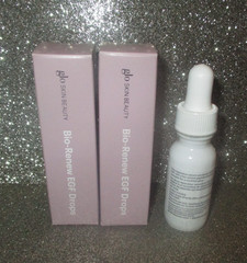 2x Glo Skin Beauty Bio Renew EGF Serum 13 ml/0.43 fl oz Travel Size NIB Sealed