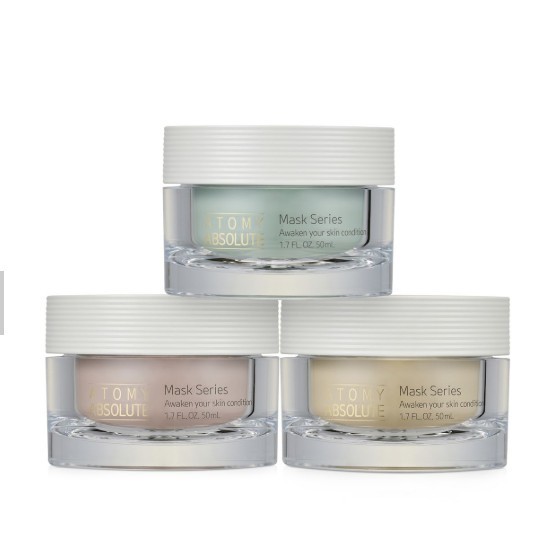 Atomy Absolute Mask Wash Off Series Hinoki French Ginseng 3 Types 50ml