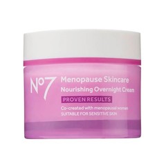 No7 Menopause Skincare Nourishing Overnight Cream – Hydrating Hyaluronic Nigh…