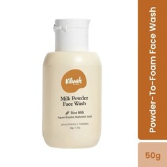 Vilvah Milk Powder Face Wash For Deep Cleansing With Rice Milk 50ml