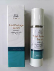 3- Sun Coast Sciences TOTAL PACKAGE essence 1oz Vitamin C Hyaluronic Acid
