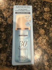 MENOKIN 30 Seconds Quick Bubble Mask Moist Hyaluronic Acid 95ml Made In Korea