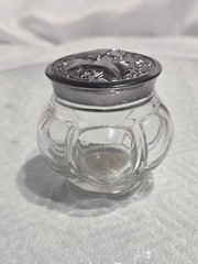 Vintage Avon Skin Softener Vanity Jar Moisturizing Cream Empty