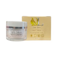Deli Skin Night Cream Overnight Facial Moisturizer Beta-Glucan Botanical 5g
