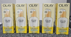 Lot of 5, Olay Complete SPF 30 Defense Daily UV Moisturizer 2.5 FL OZ/each