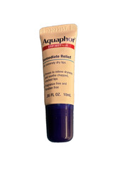 Aquaphor Lip Repair 0.35 oz Immediate Relief Lip Balm Dry Cracked Lips (N119)