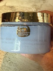 KEDMA Salt Scrub Pure Lilac With Dead Sea Minerals & Oils 12oz Brand New Sealed
