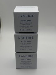 NEW 3X Laneige Water Bank Blue Hyaluronic Gel Moisturizer MINIS 10ml/0.33oz Each
