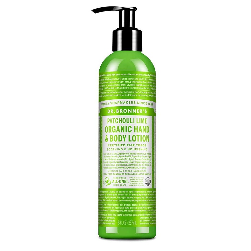 Dr Bronner&rsquo;s Organic Skin Moisturizer 8 Fl Oz Fair Trade Essential Oils