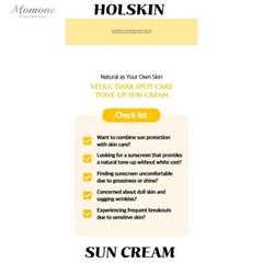 [K-Beauty] Holskin Vita C Dark Spot Care Tone-up 55ml Sun Cream