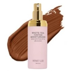 Winky Lux White Tea Tinted Veil Moisturizer SPF 30 Deep Brown Dark Brown NEW