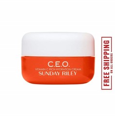 Sunday Riley CEO Vitamin C Rich Hydration Cream 0.5 Fluid Ounces Face Moisturize