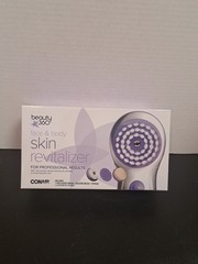 Beauty 360 – Battery Powered Face Body Cleansing Exfoliating 3 Brushes