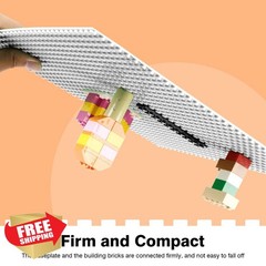Etarnfly 8 Pack Baseplates White Peel Stick