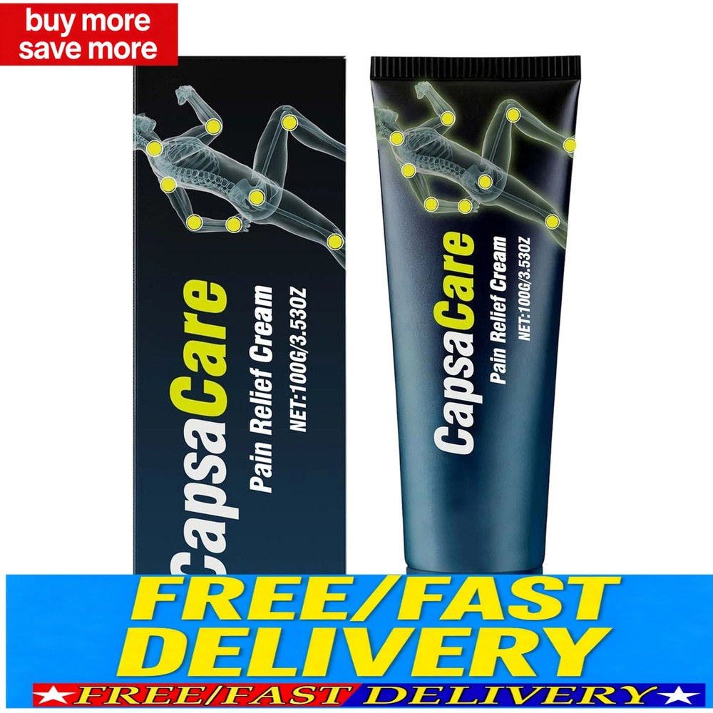 Quality 100g Capsa Care Neuropathy Massage Cream – Soothing Nerve Pain Relief