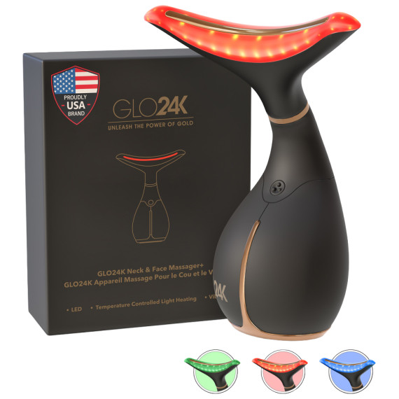 Glo24K 3-in-1 Neck Rejuvenation LED Device