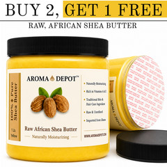 African Shea Butter Raw Unrefined Yellow 100% Natural Organic Pure 1 lb Jar