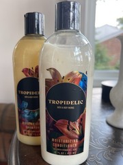 Bath & Body Works TROPIDELIC Moisturizing Shampoo & Conditioner 16oz Bottles NEW