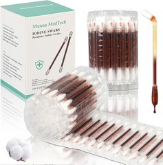 Listed Item of HSA/FSA Premium Organic Cotton Iodine Swabs – Individually